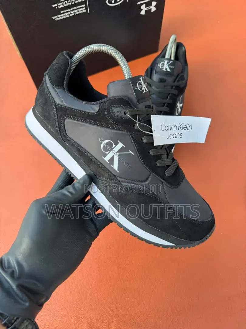 Calvin Klein Brand Men's Leather Shoes Raba Kali Very Original