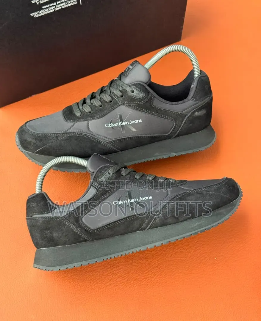 Calvin Klein Brand Men's Leather Shoes Raba Kali Very Original