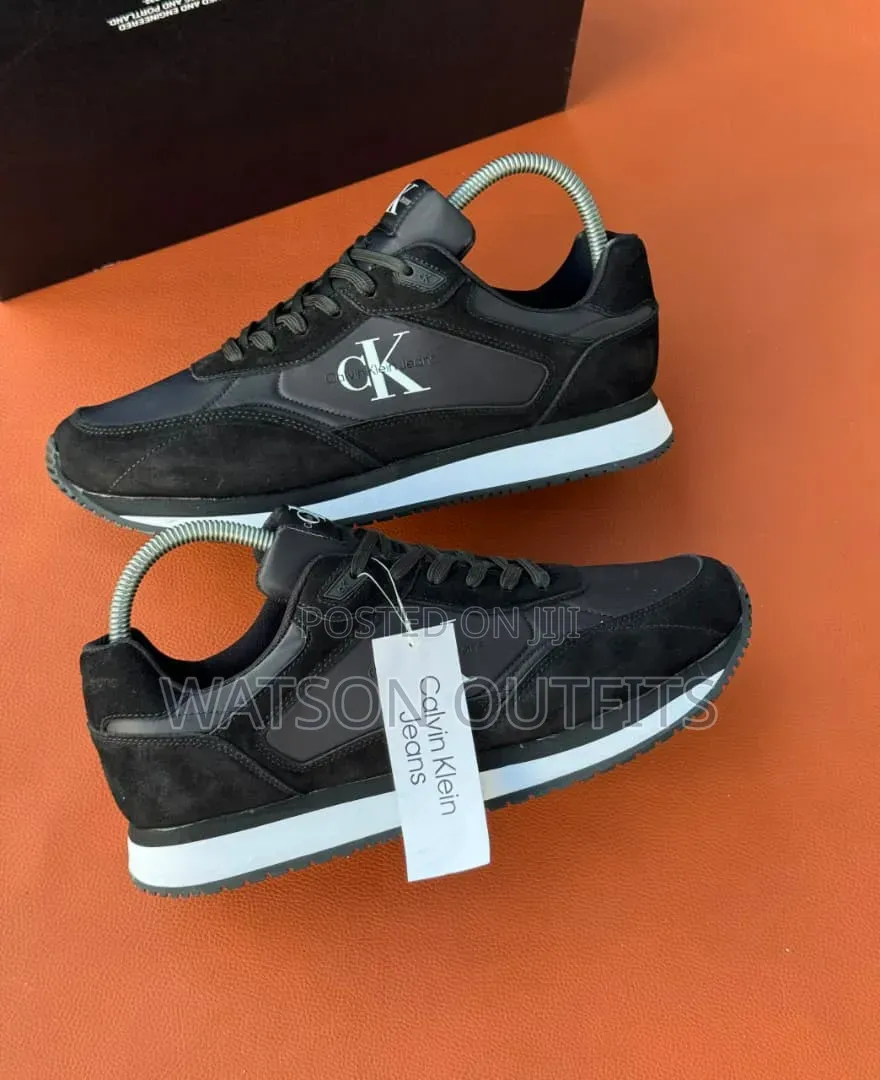Calvin Klein Brand Men's Leather Shoes Raba Kali Very Original