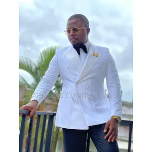 White Simple Men's Suit
