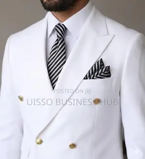 White Simple Men's Suit