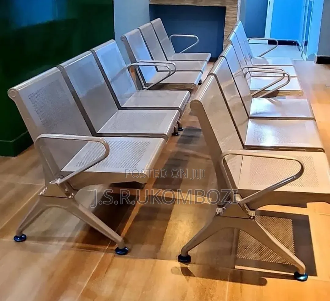 Steel Bench 3 Seater Premium 3-Seater Stainless Steel