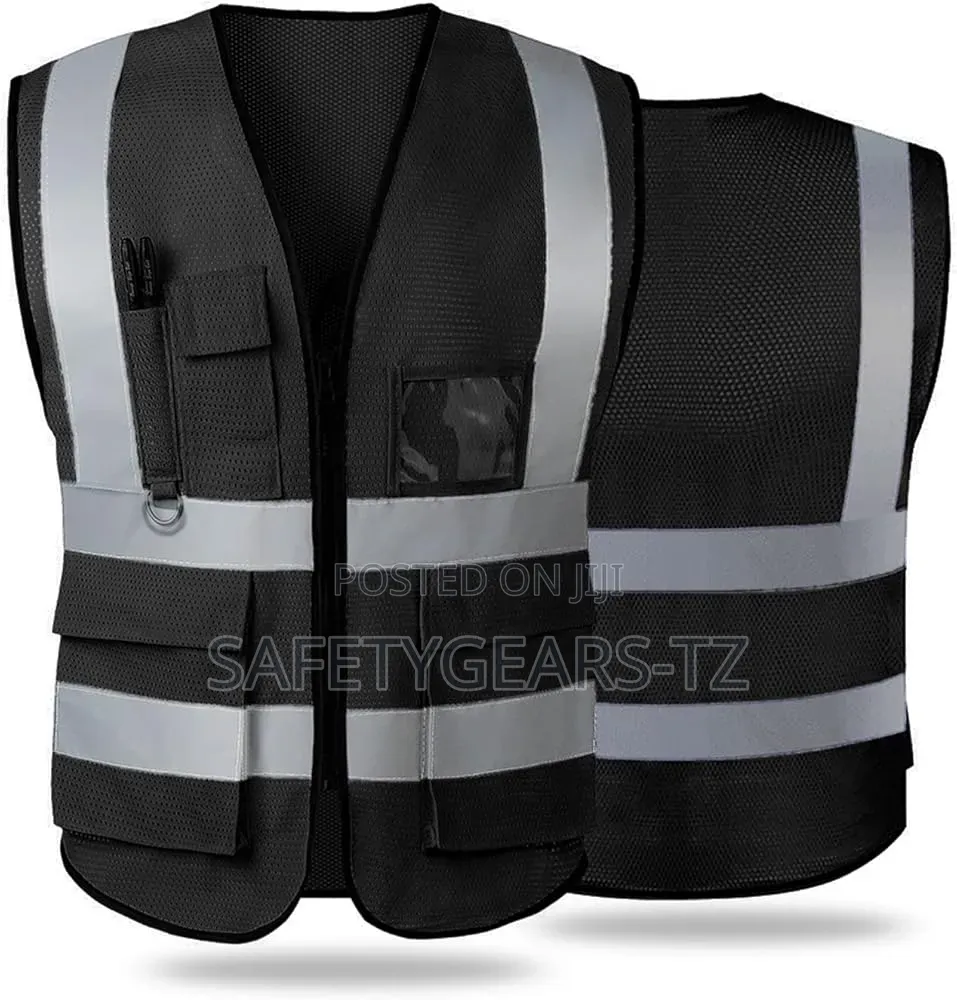 Hi Vis Reflective Executive Vest With 5 Pockets