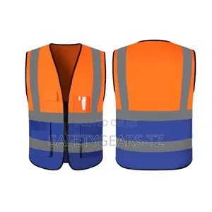 Hi Vis Reflective Executive Vest With 5 Pockets