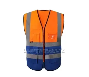 Hi Vis Reflective Executive Vest With 5 Pockets