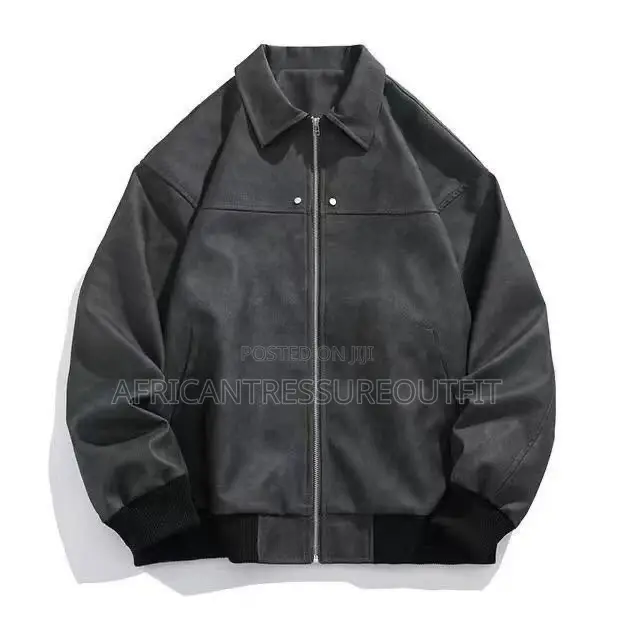 Vintage Jackets Style Suede Bomber Jackets