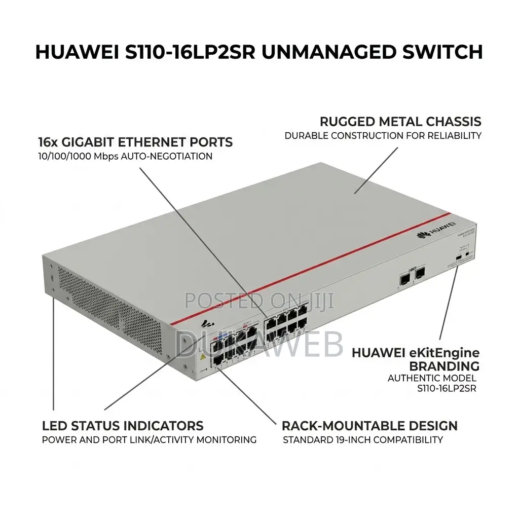 Huawei S110-16lp2sr Unmanaged Switch