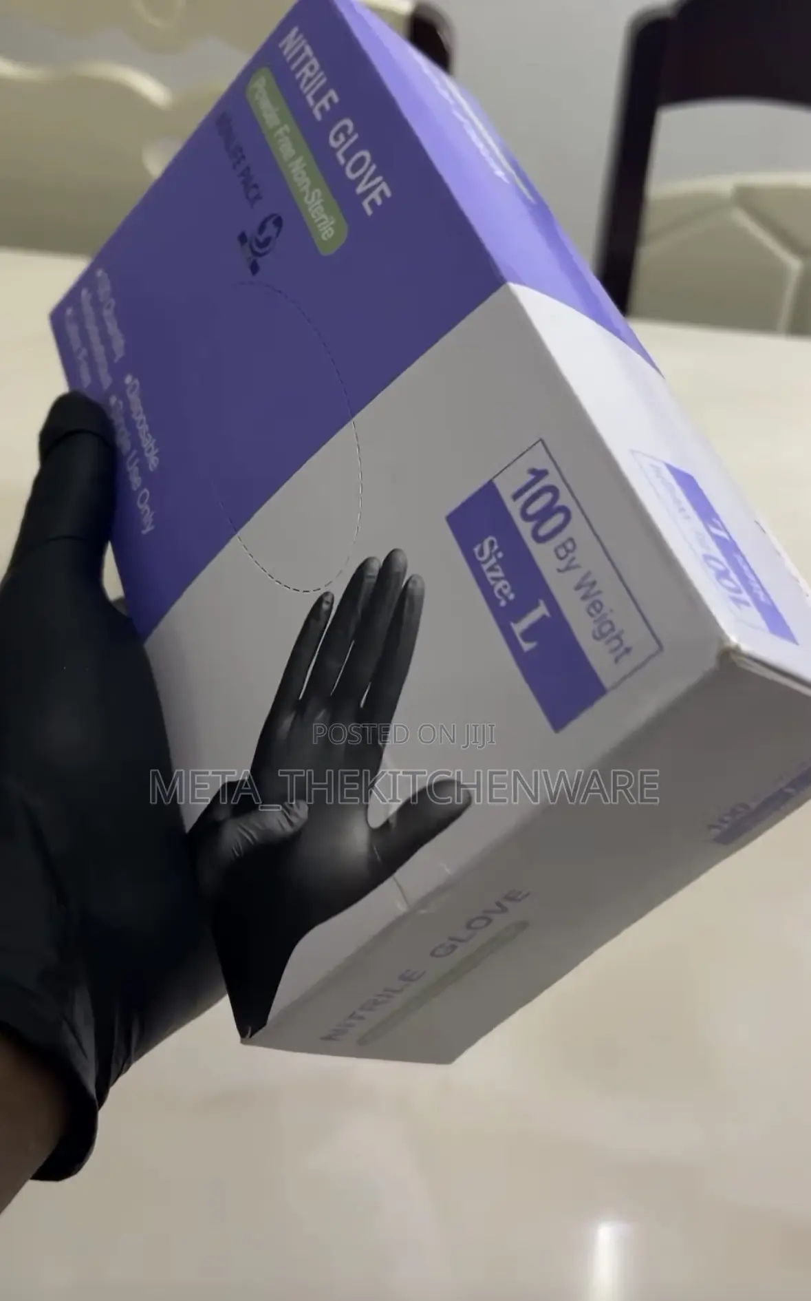 Nitrile Food Glove Powder Free Non-sterile 100 In 1