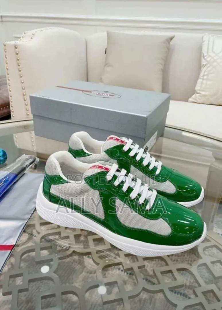 Men's Sneakers Prada Material Leather
