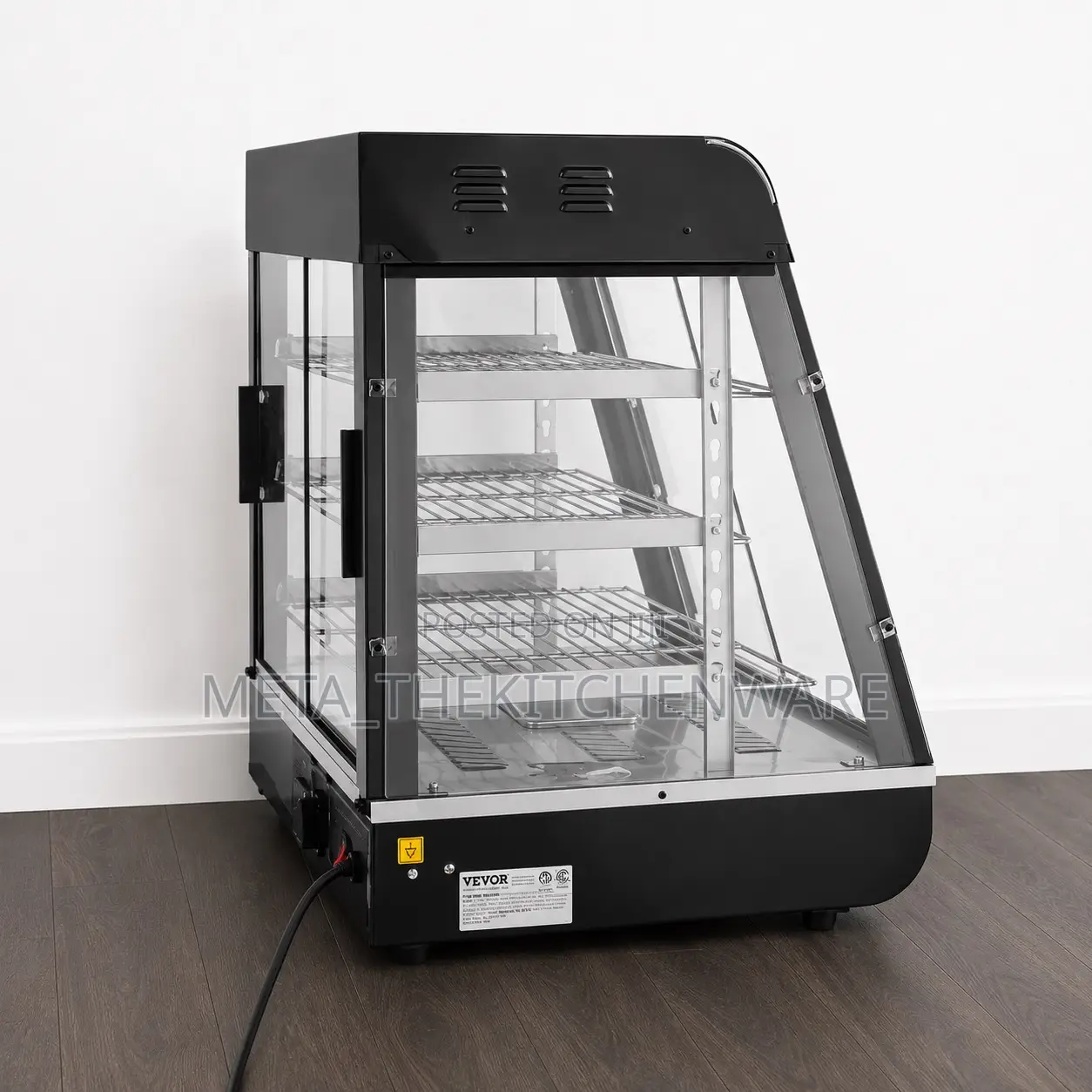 Electric Food Warmer Display Showcase 3 Tiers