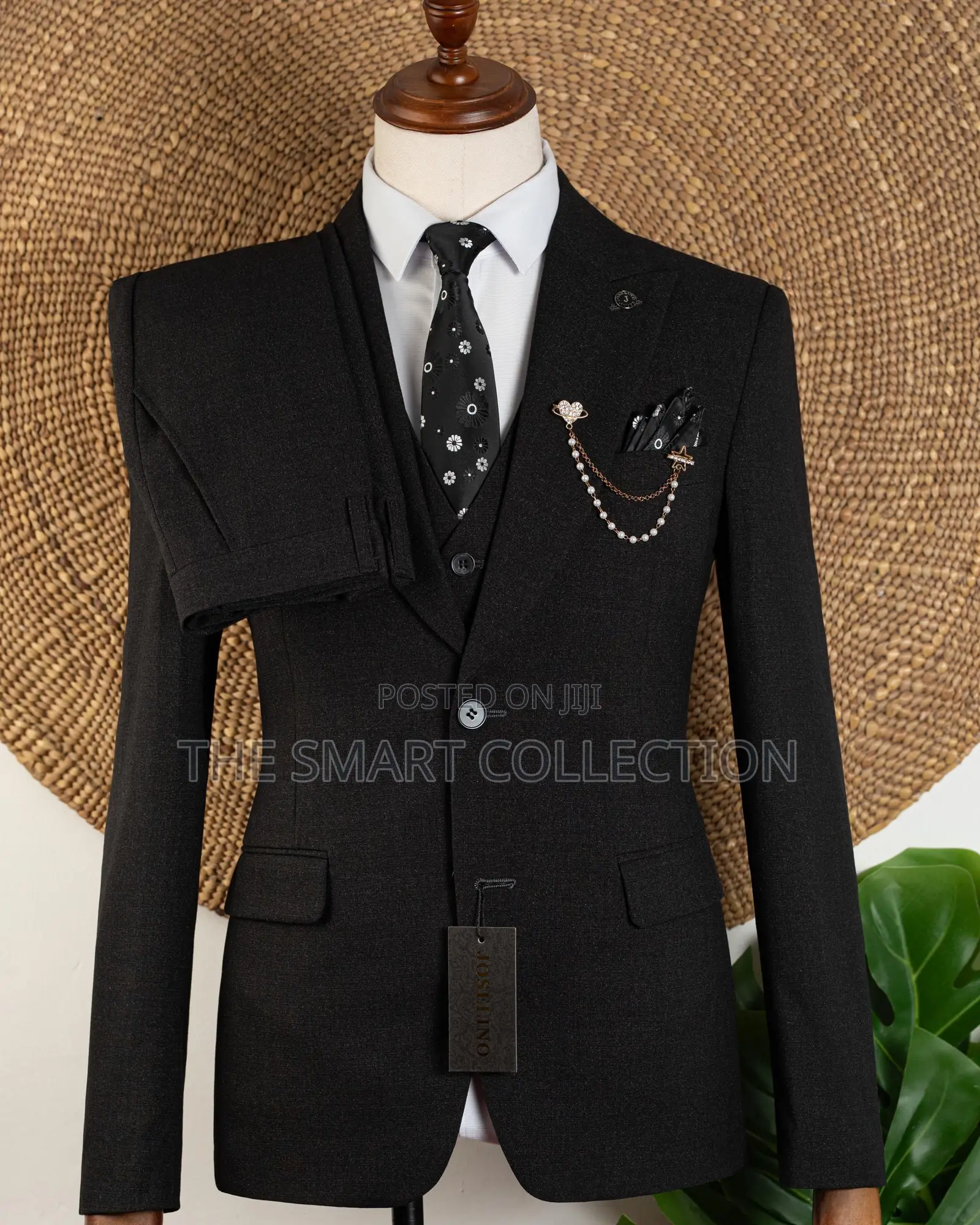 Suti Za Kiume (Gray and Black)