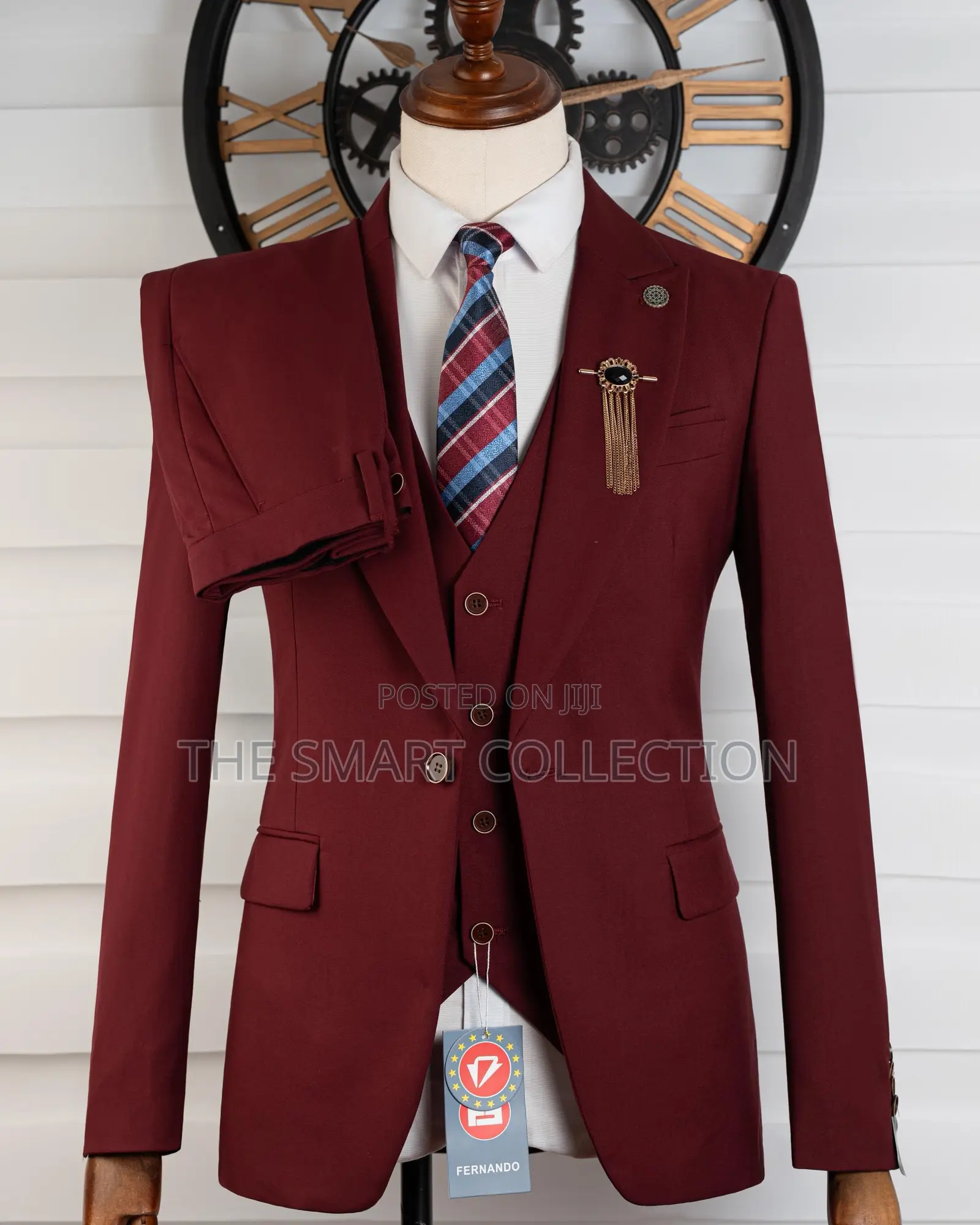 Suti Kali Za Kiume (Maroon) 