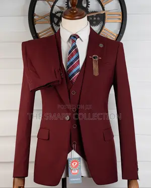 Suti Kali Za Kiume (Maroon) 