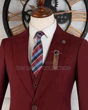 Suti Kali Za Kiume (Maroon) 