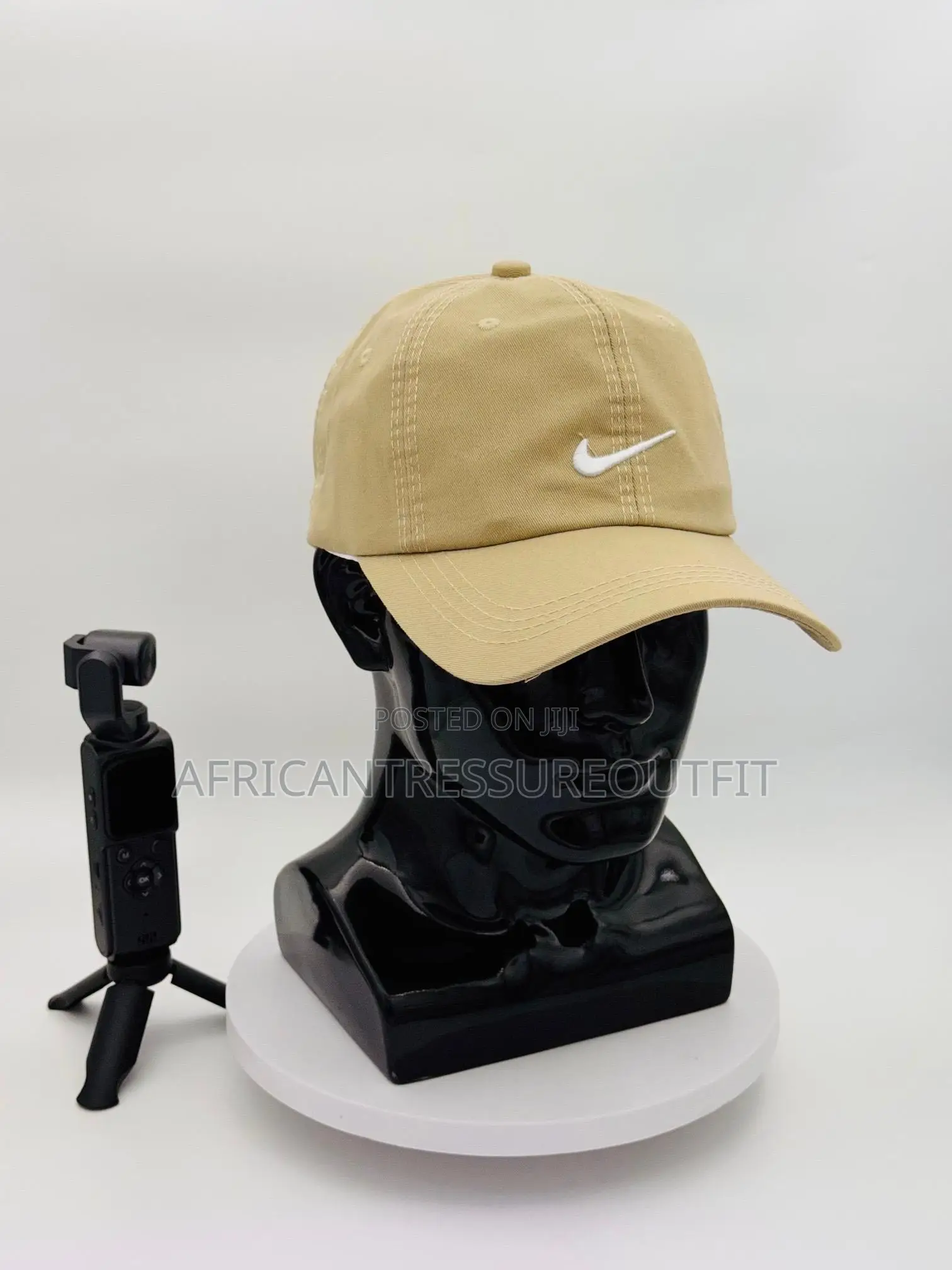 Nike Dri-Fit Caps Feature White Swoosh Logo