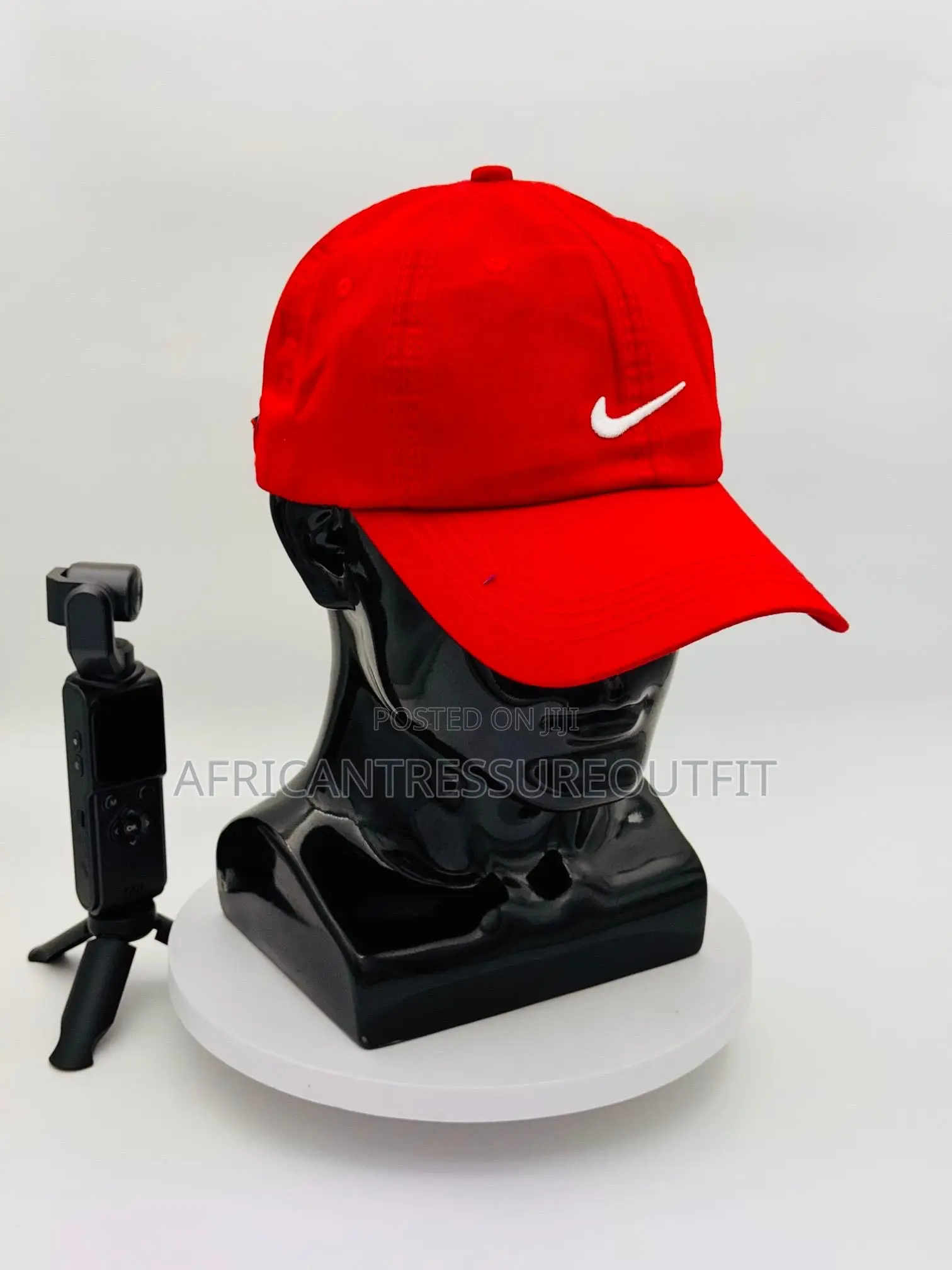 Nike Dri-Fit Caps Feature White Swoosh Logo