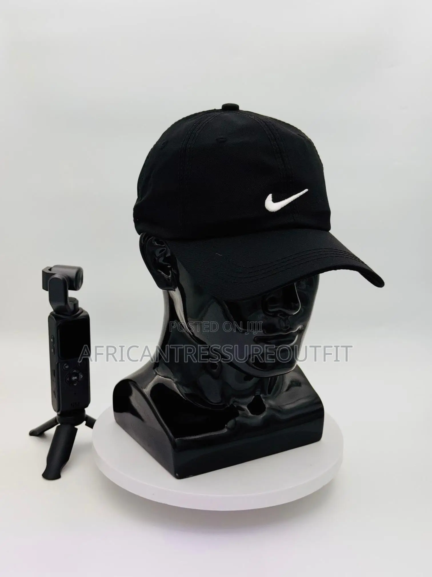 Nike Dri-Fit Caps Feature White Swoosh Logo