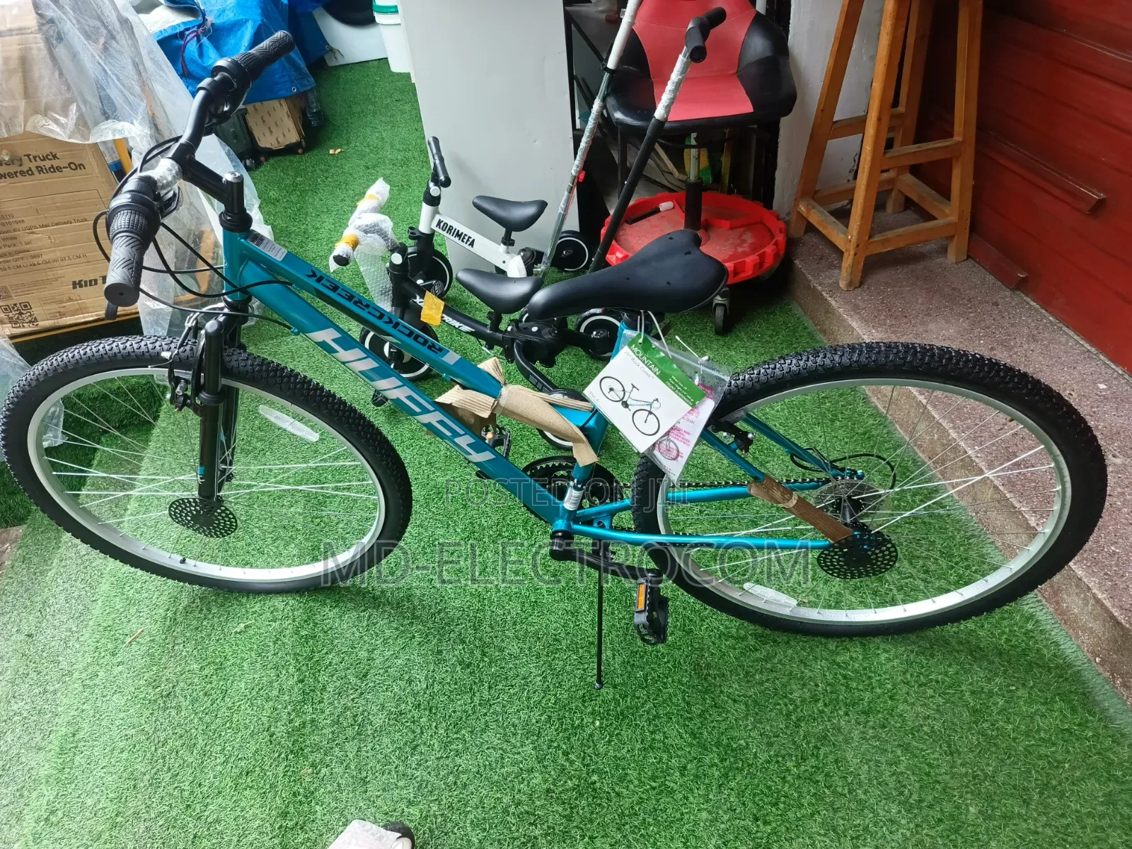 Mountain Bike Huffy Rock Creek Yenye Rangi Ya Samawati Inch 29