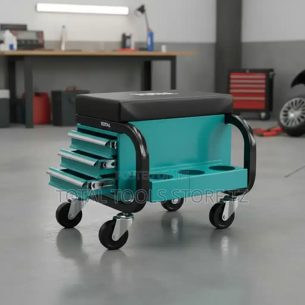 Total Car Creeper 5 Garage Seat With Drawers