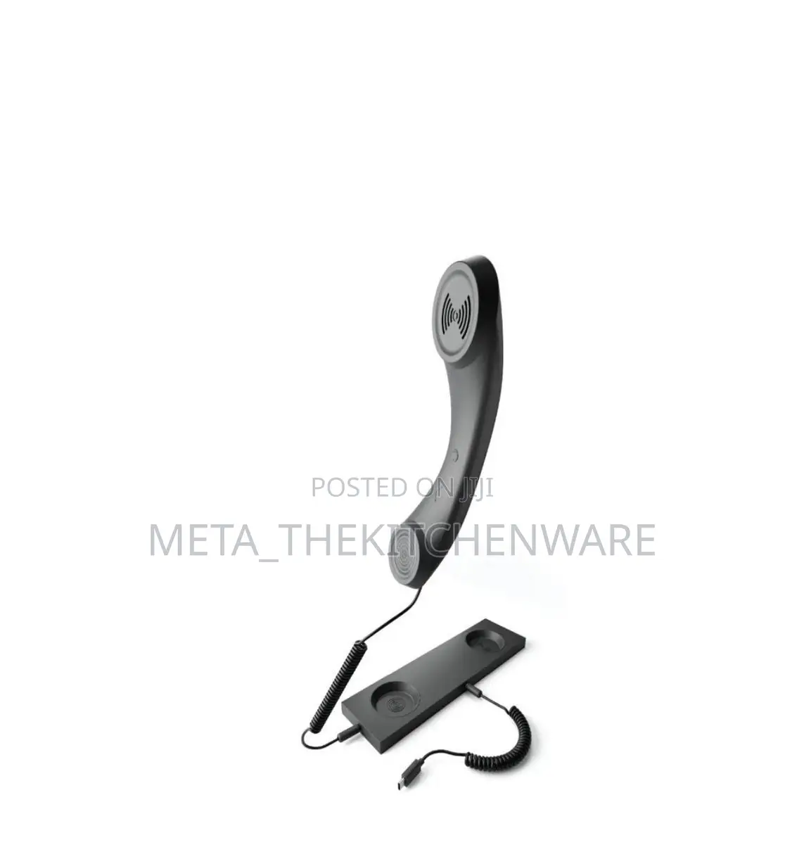 Porodo Classic Retro Phone Handset, Smart Work Calling
