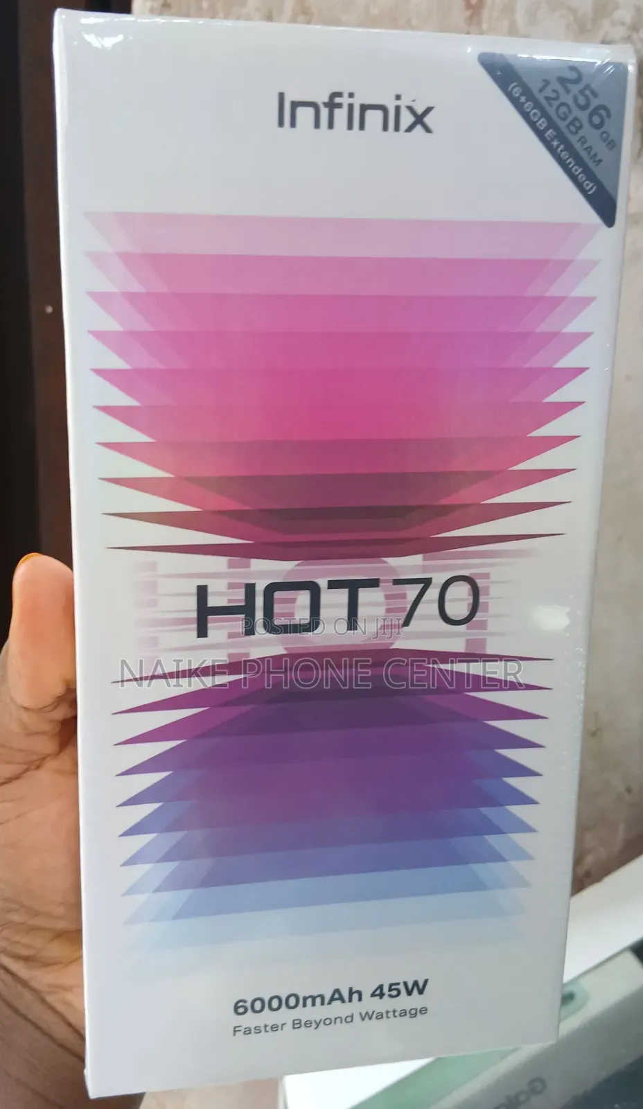 New Infinix Hot 70 256 GB Black