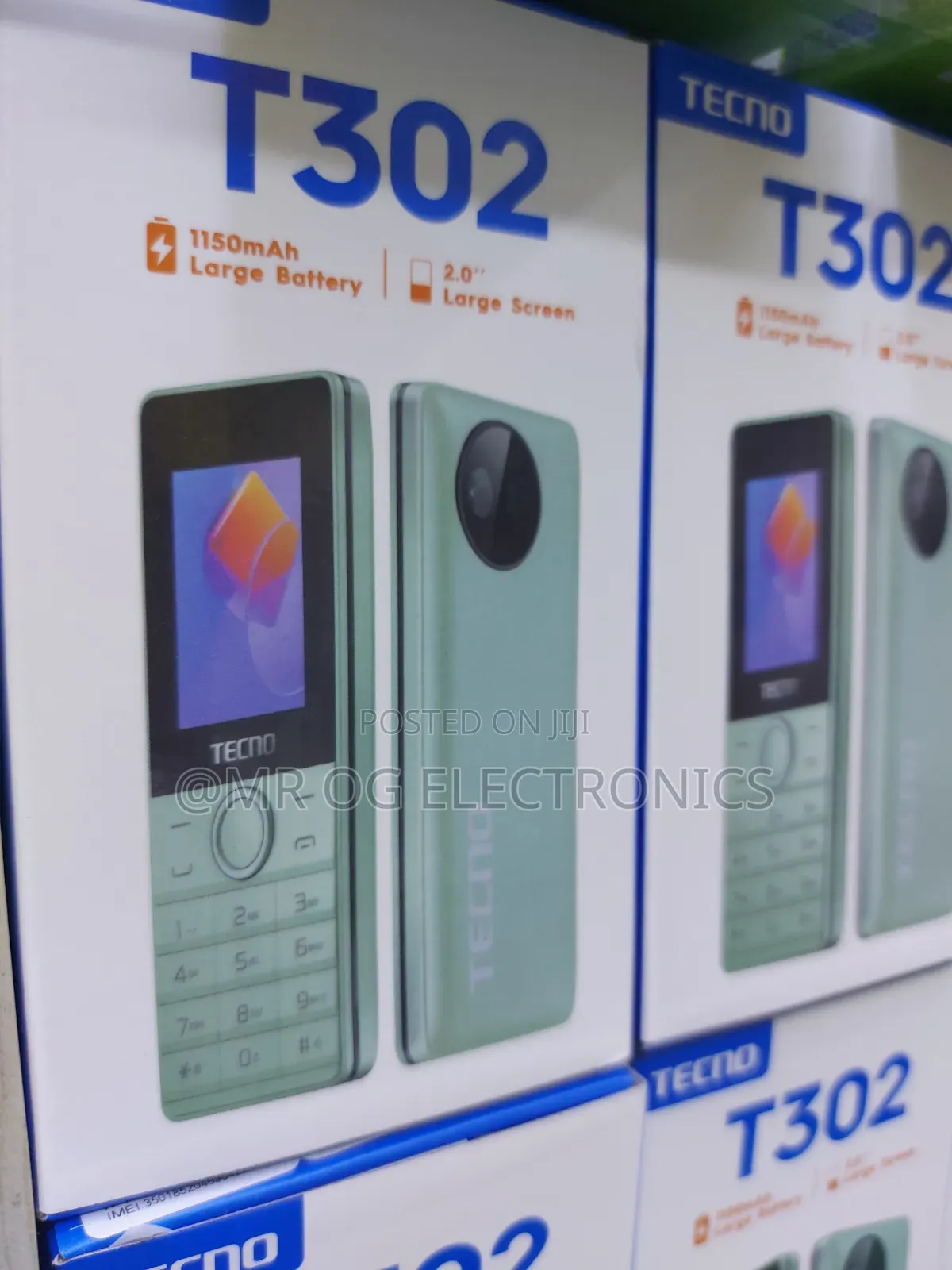New Tecno T302 Black