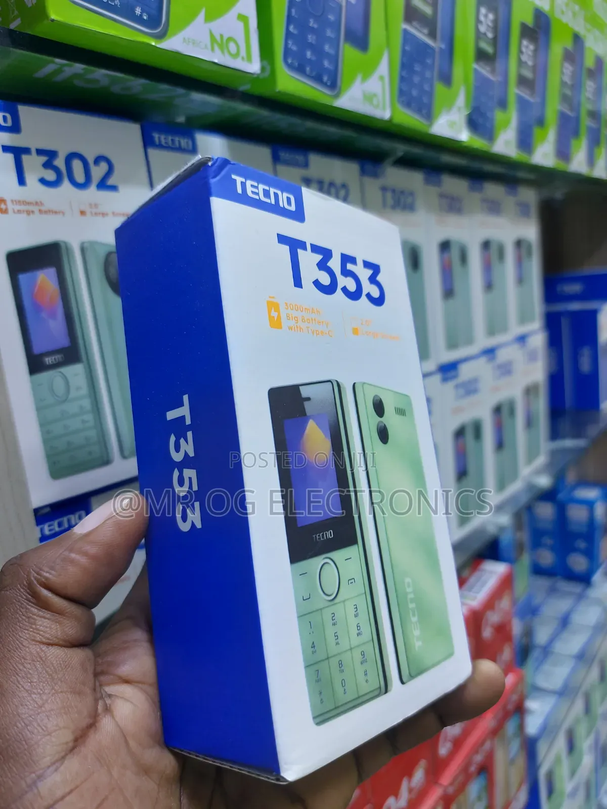 New Tecno T353 Black
