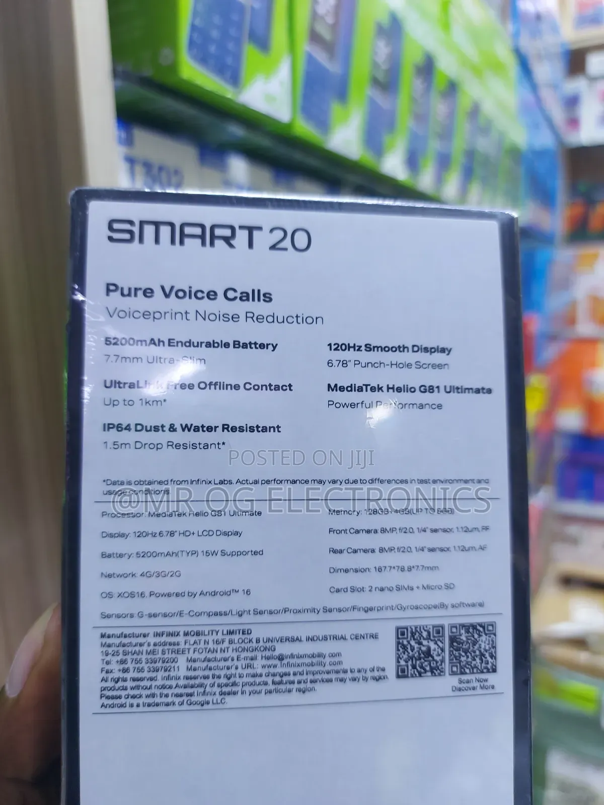 New Infinix Smart 20 128 GB