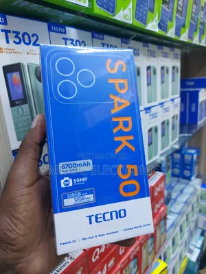 New Tecno Spark 50 128 GB Black