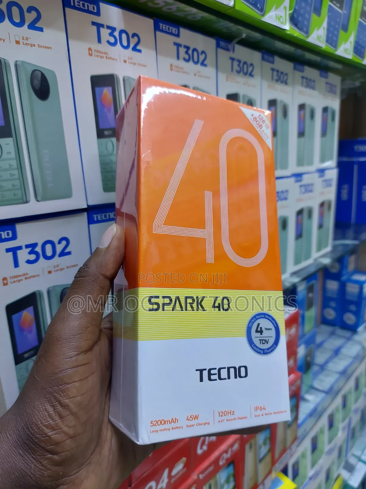 New Tecno Spark 40 128 GB Gray