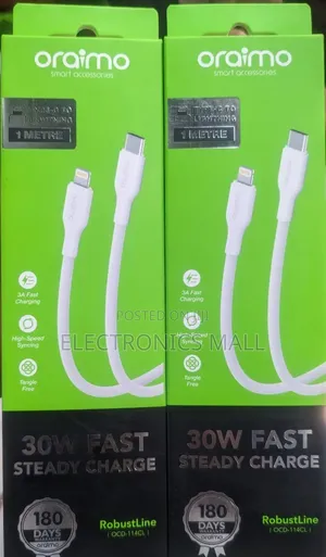 Oraimo Robustline Ocd-114cl Type-C to Lightnning Fast Cable