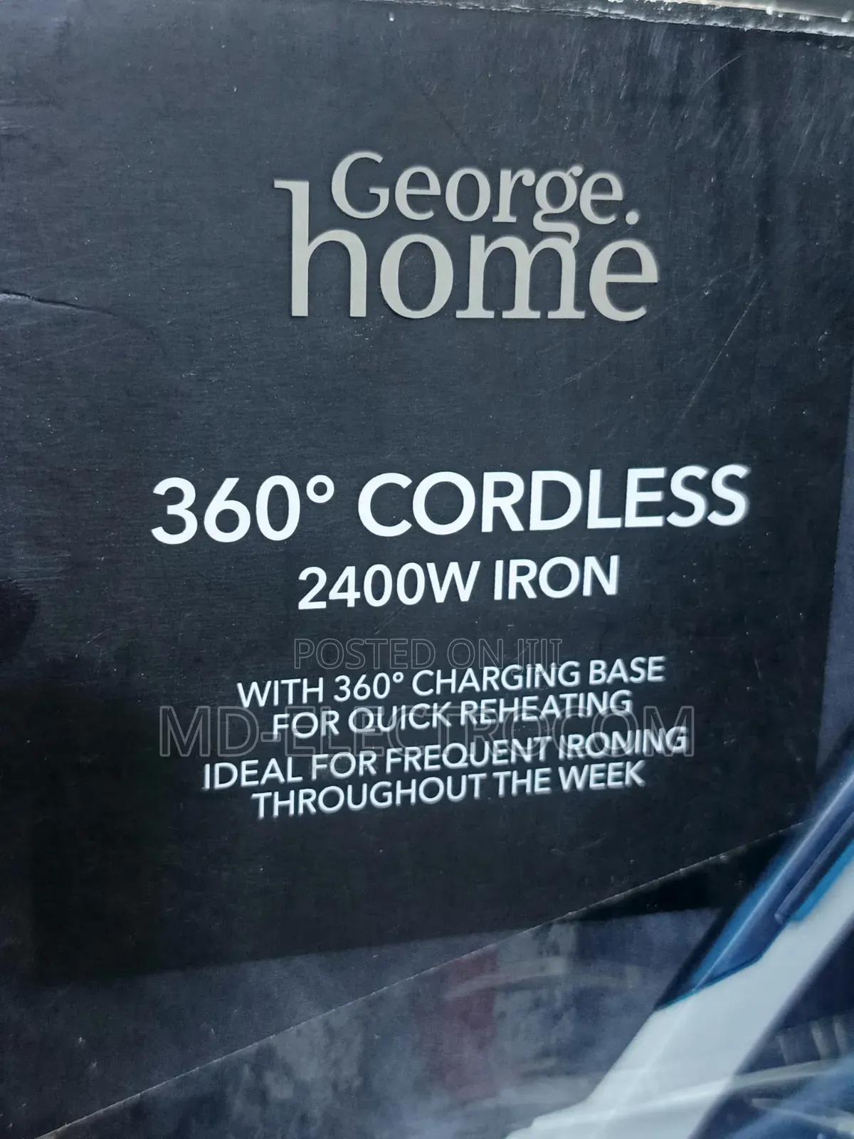 George Homa 2 in 1
2400w Cordless Steam Iron