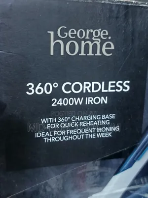 George Homa 2 in 1
2400w Cordless Steam Iron