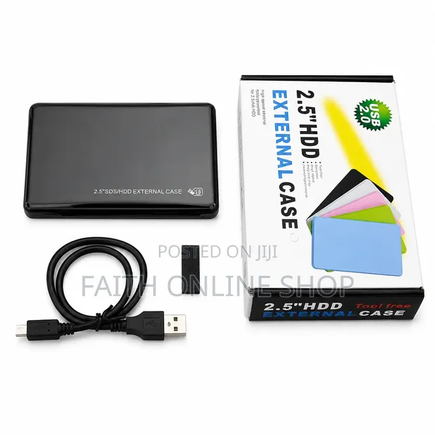 2.5 Inch Usb 2.0 Sata External Hard Drive Case for SSD HDD for
