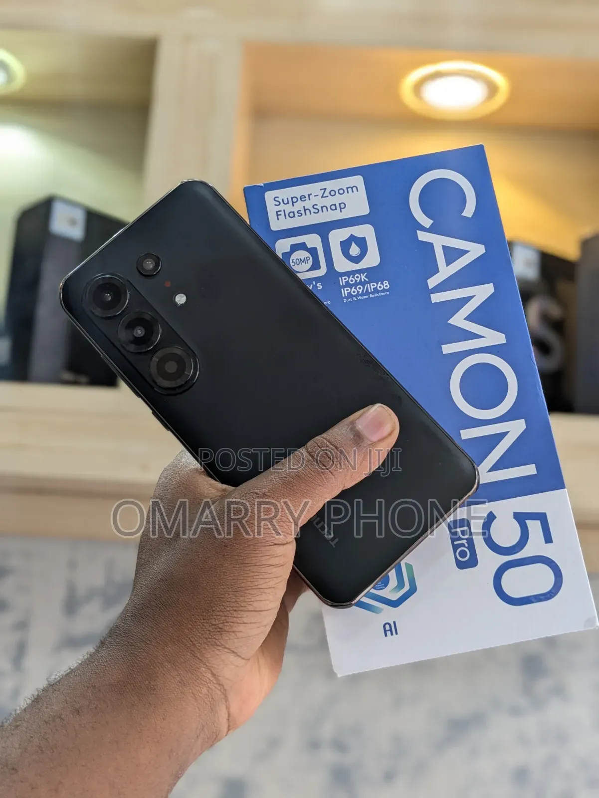 New Tecno Camon 50 Pro 256 GB Black