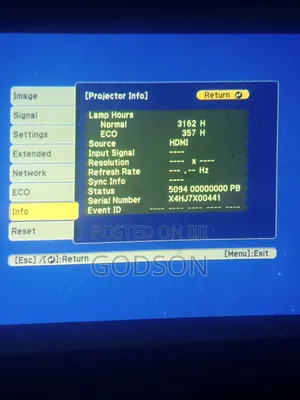Epson LCD Projector H842b