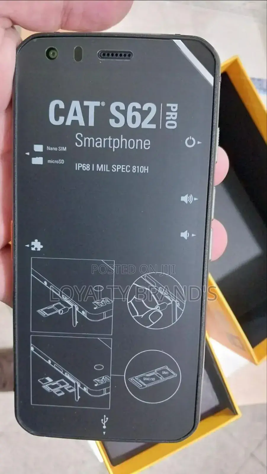 New Cat S62 Pro 128 GB Black
