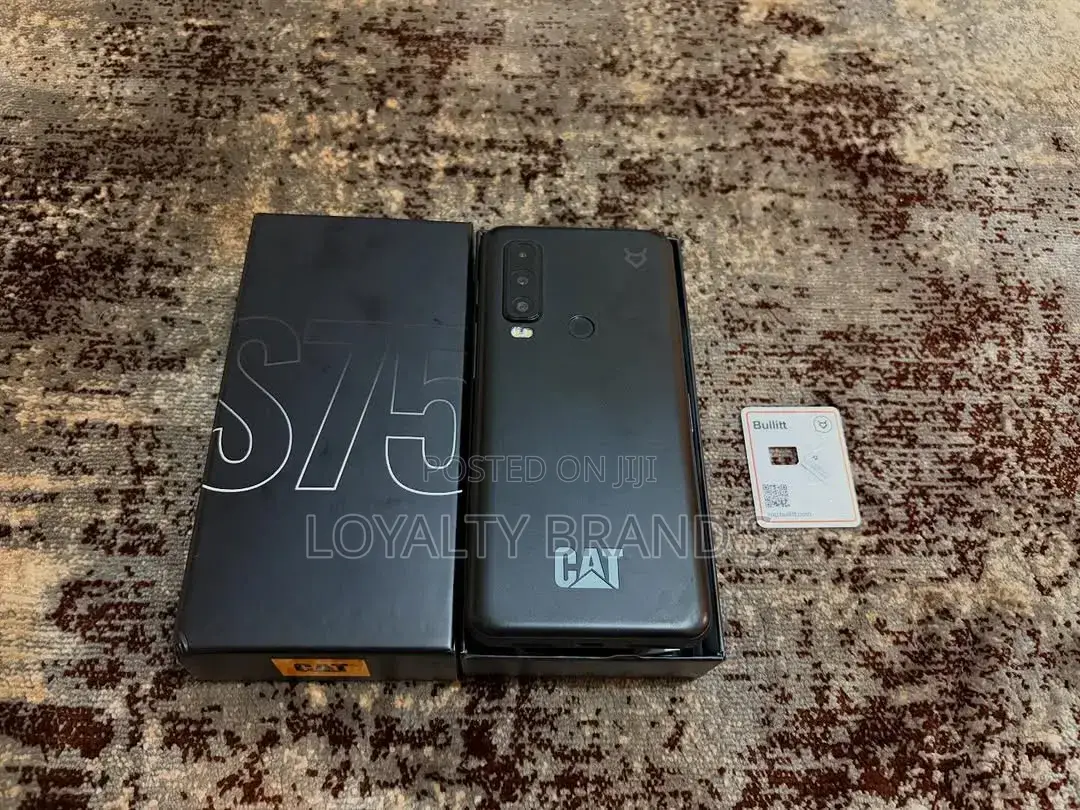 New Cat S75 128 GB Black
