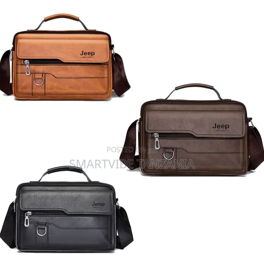Premium Men's Leather Crossbody Messenger Bags (Jeep Weixier)