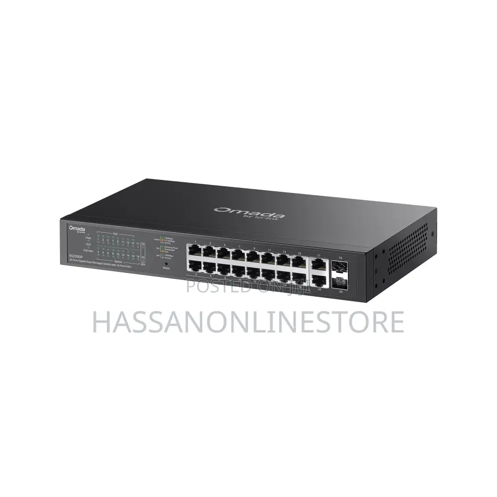 Tp-Link Es220gp 20-Port Gigabit Easy Managed Switch With 16-Port Poe+