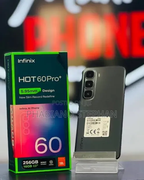 New Infinix Hot 60 Pro+ 256 GB Black