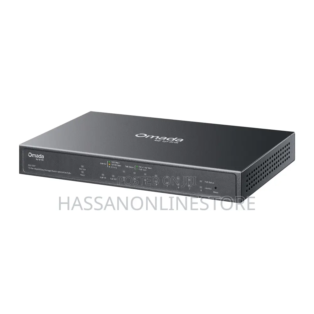 Tp-Link Es210gp 10-Port Gigabit Easy Managed Switch With 8-Port Poe+