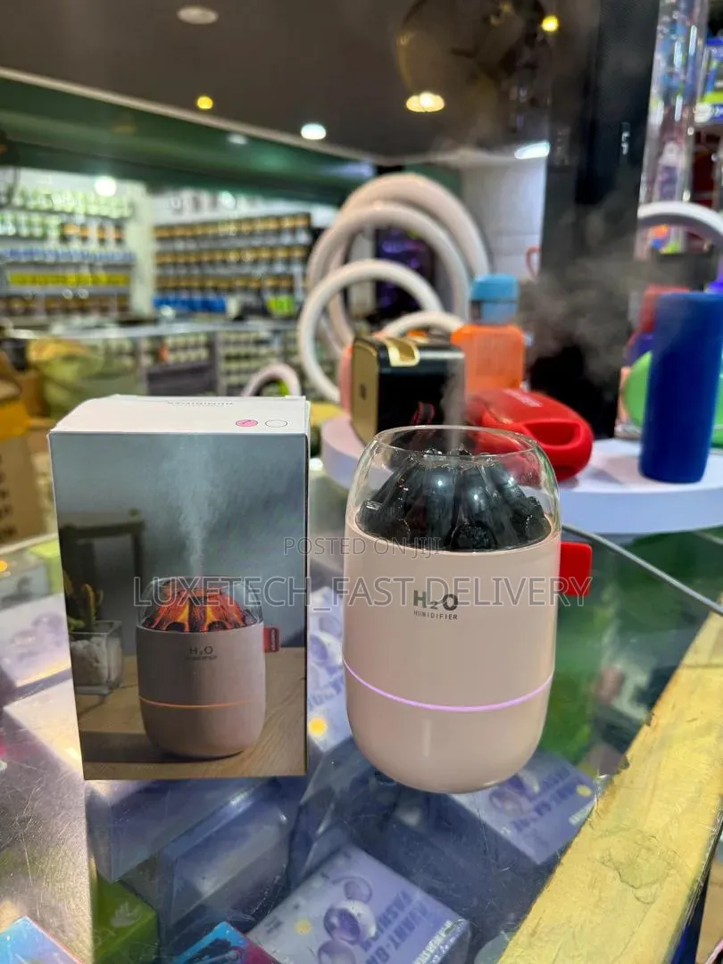 H2o Charcoal Fire Volcano Humidifier and Aroma Diffuser