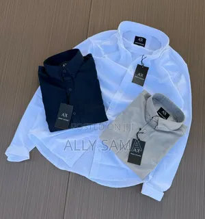 Men's Shirt Linen Armani Exchange Very Quality