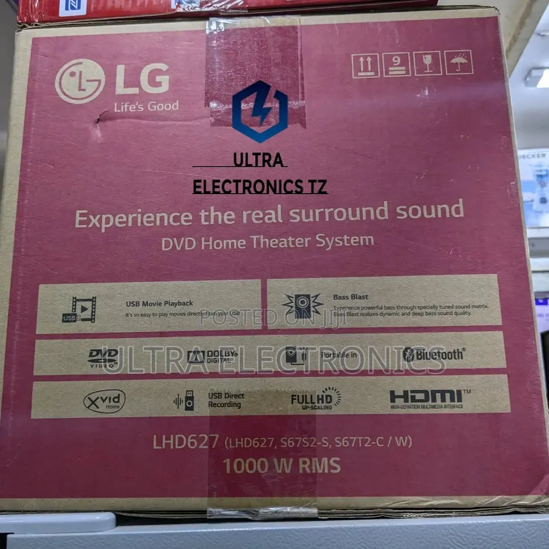 Lg Lhd627 DVD Home Theater System Bass Blast With 1000 W