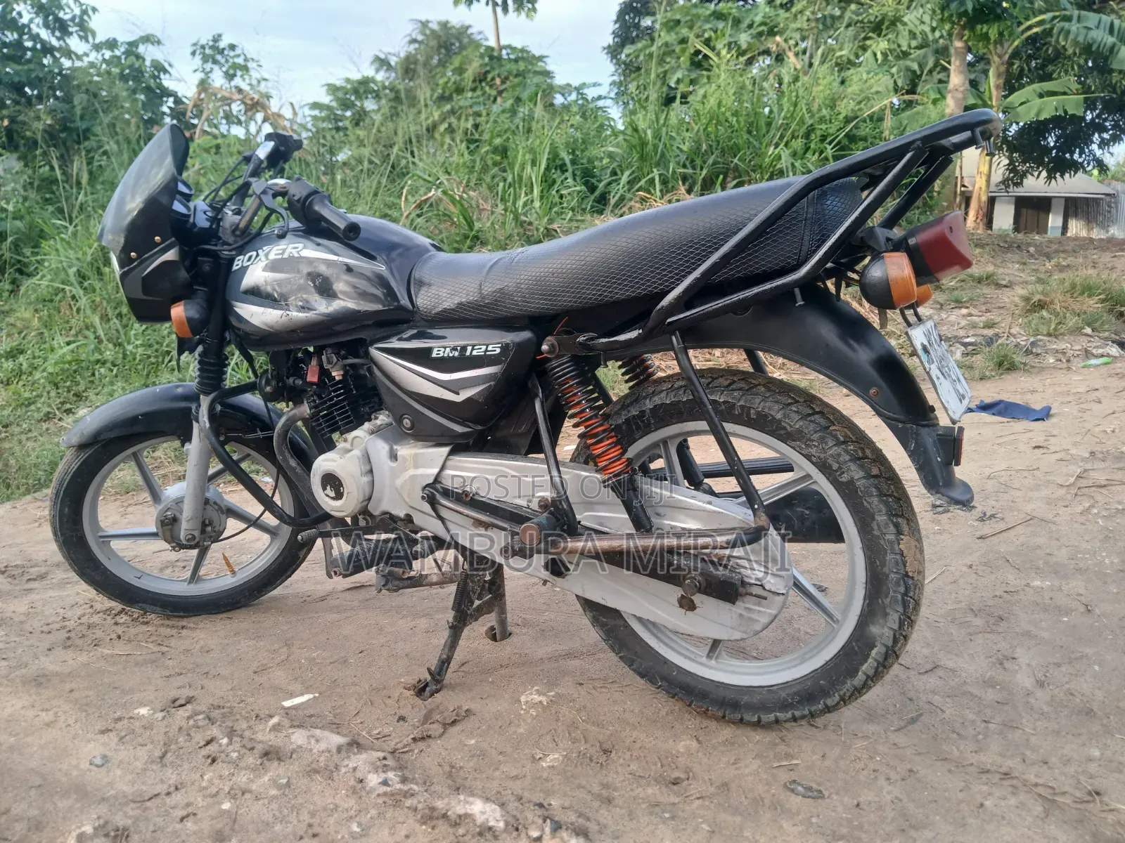 New Bajaj Boxer 125 2025 Black