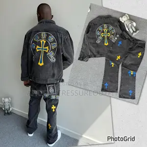 Balenciaga Denim Jeans Sets Collection Available