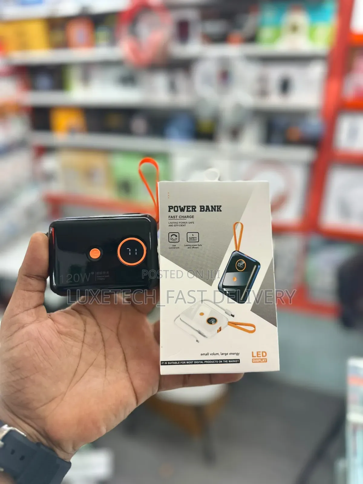 120w Fast Charging Mini Power Bank