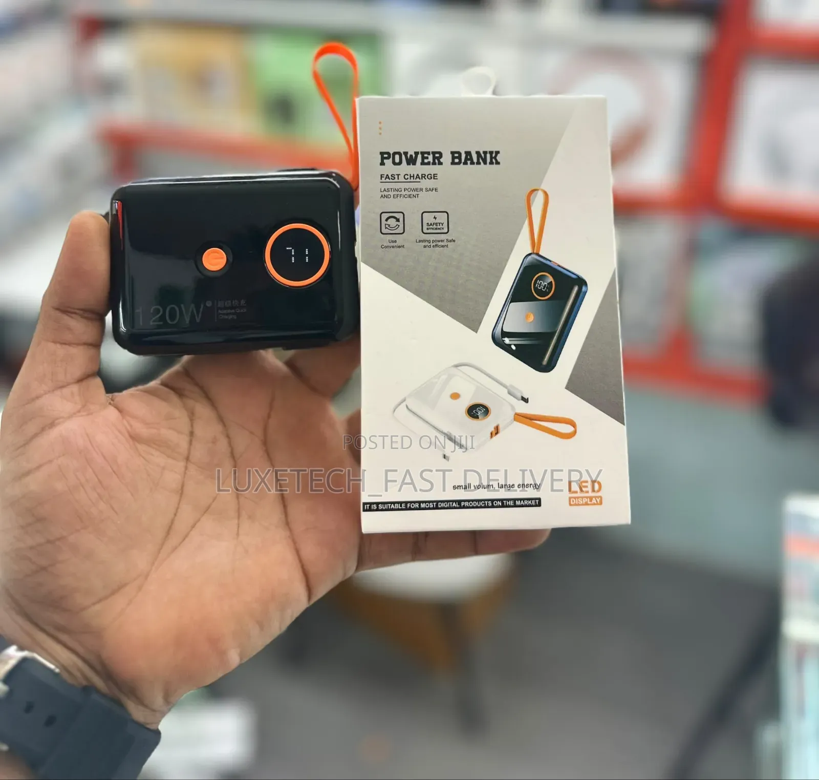 120w Fast Charging Mini Power Bank