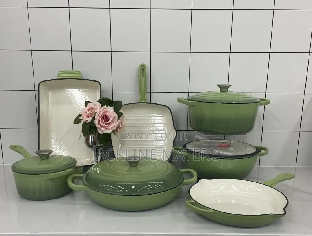 Cast Iron Cookware Set 11pcs